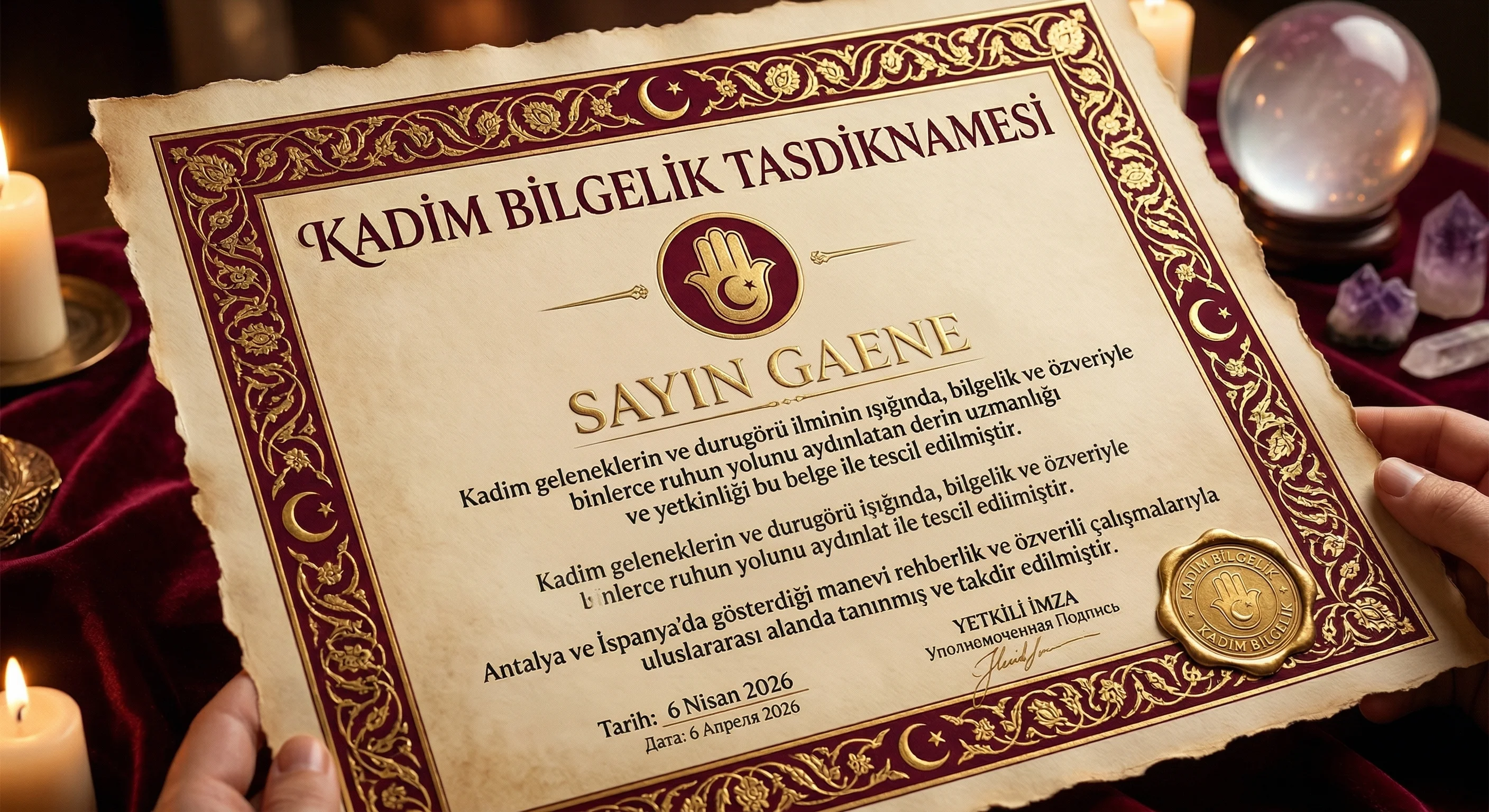 Turkish Certificate